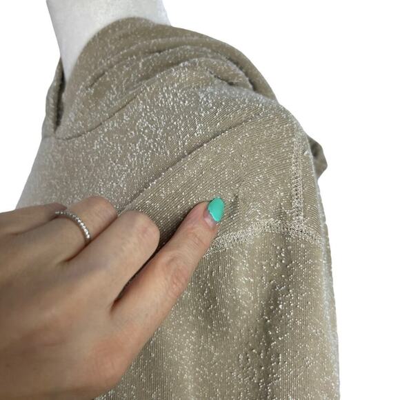 John Elliott Hooded Villain Slim Fit Sweatshirt in Sand Speckled Size 2 Medium - Picture 11 of 13